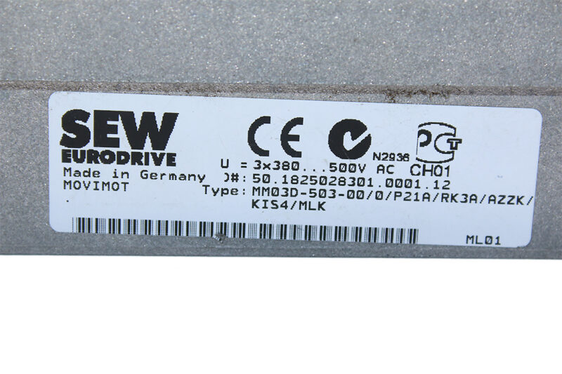 SEW MM03D-503-00/0/P21A/RK3A/AZZK/KIS4/MLK Drive Motor