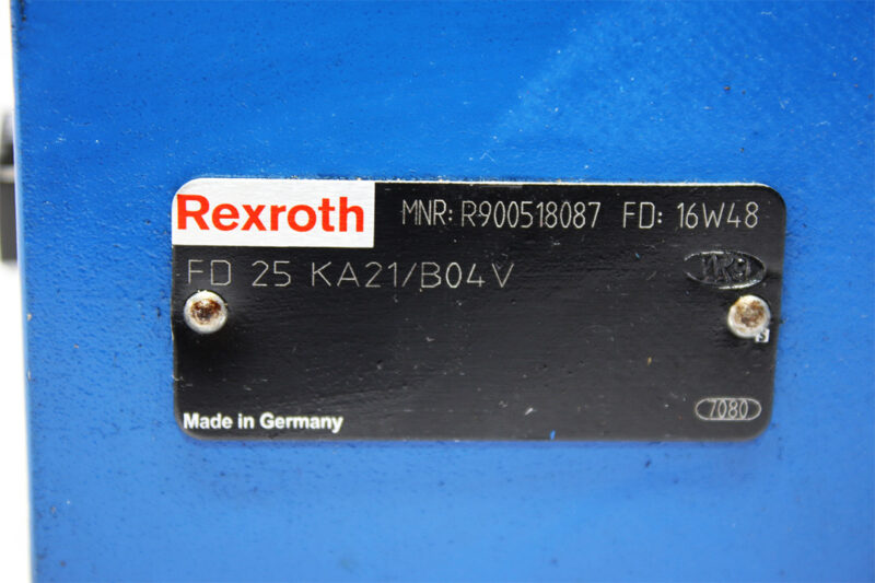 REXROTH R900518087 BRAKE VALVE FD 25 KA21/B04V