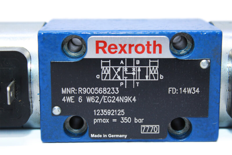 REXROTH R900568233 DIRECTIONAL CONTROL VALVE 4WE6W62/EG24N9K4