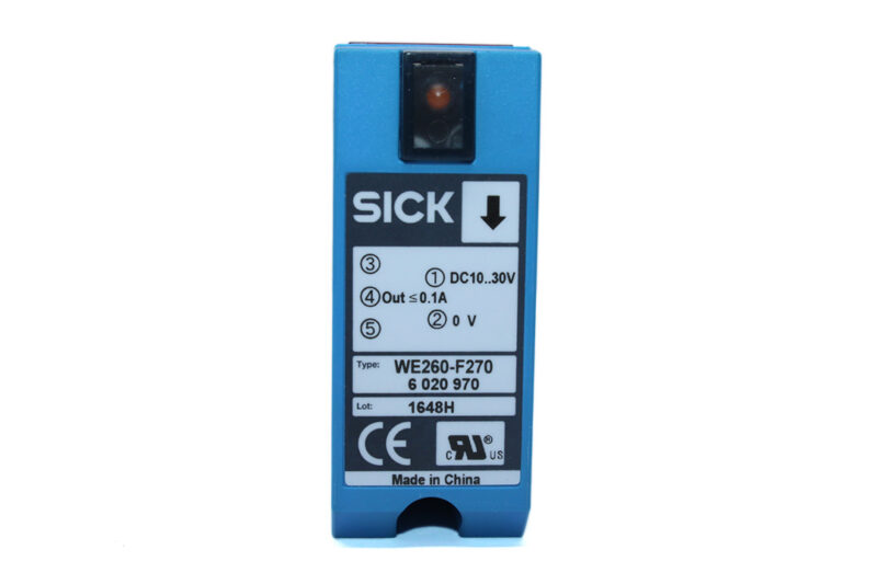SICK WE260-F270 COMPACT PHOTOELECTRIC SENSOR 6020973 - Image 3