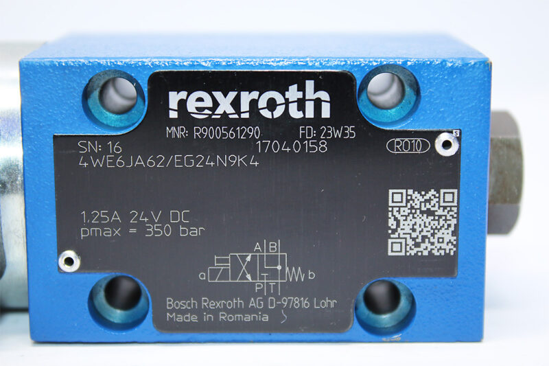 REXROTH R900561290 DIRECTIONAL CONTROL VALVE 4WE6JA62/EG24N9K4