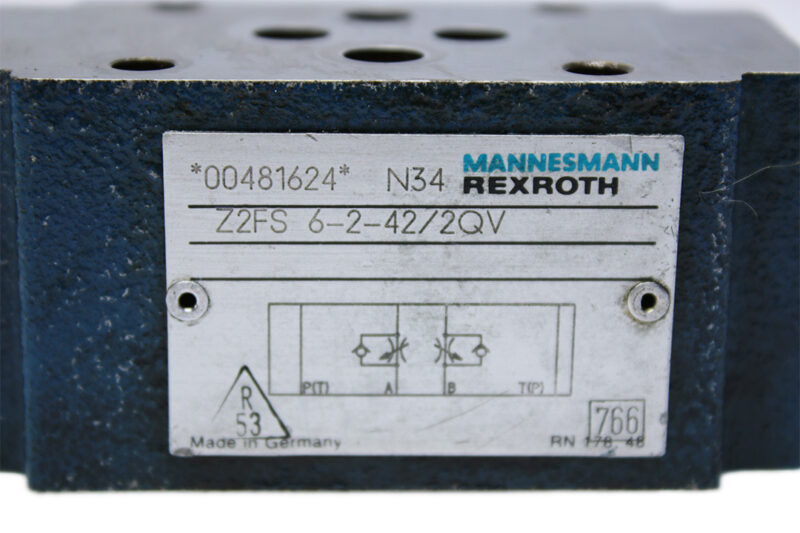 REXROTH R900481624 DOUBLE THROTTLE CHECK VALVE Z2FS6-2-42/2QV