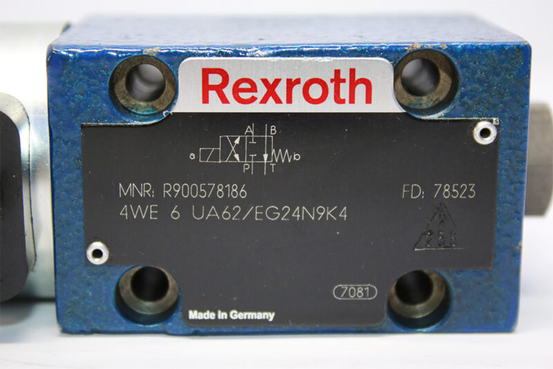 REXROTH R900578186 DIRECTIONAL CONTROL VALVE 4WE6UA62/EG24N9K4