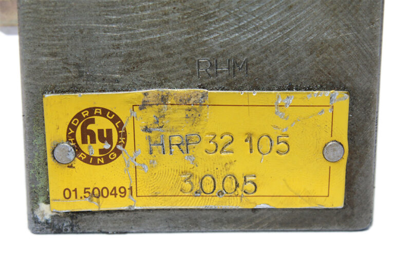 HYDRAULIK RING HRP 32105 RELEASABLE CHECK VALVE