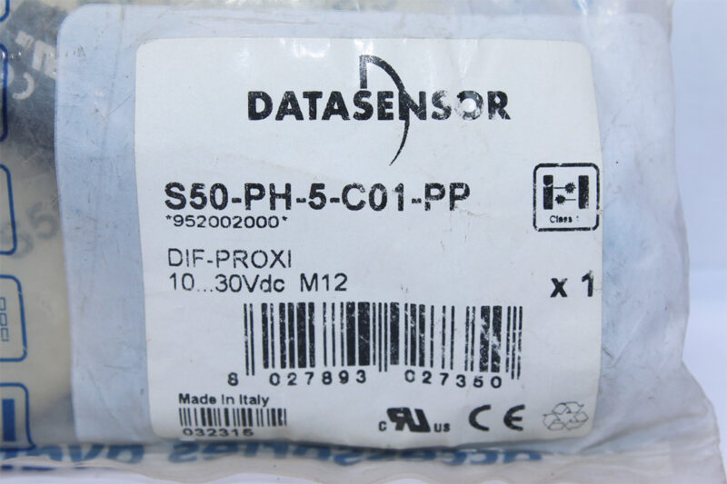 DATASENSOR S50-PH-5-C01-PP PHOTOELECTRIC SENSOR