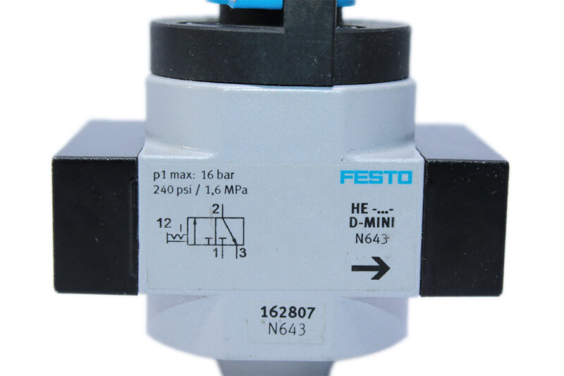 FESTO HE-1/4-D-MINI ON/OFF VALVE 162807
