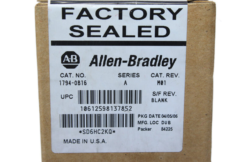 ALLEN-BRADLEY 1794-OB16 OUTPUT MODULE 16 POINT