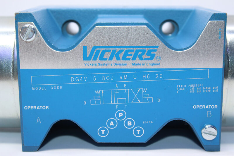 VICKERS DG4V 5 8CJ VM U H6 20 SOLENOID OPERATED DIRECTIONAL VALVE