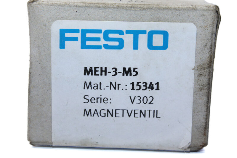 FESTO MEH-3-M5 SOLENOID VALVE 15341