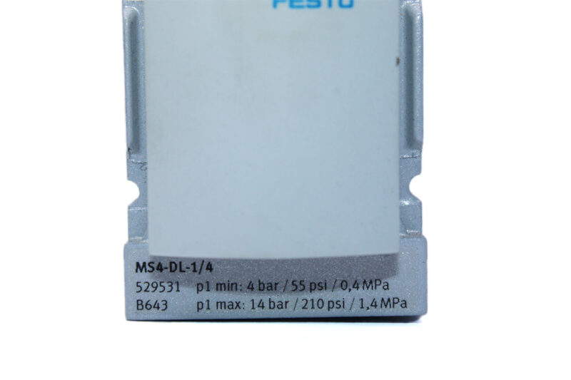 FESTO MS4-DL-1/4 SOFT START VALVE 529531 - Image 3