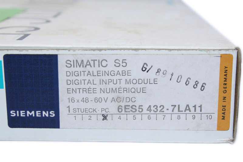 SIEMENS 6ES5 432-7LA11 DIGITAL INPUT MODULE