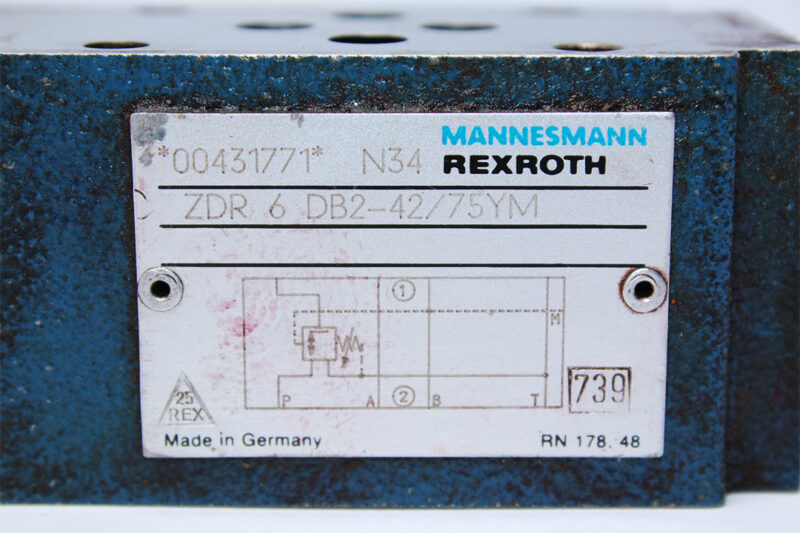 REXROTH R900431771 PRESSURE REDUCING VALVE ZDR6DB2-42/75YM