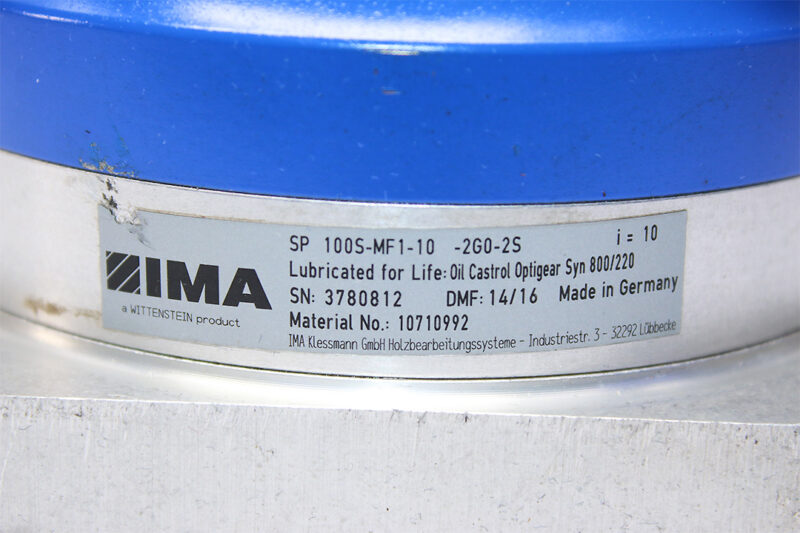 IMA SP 100S-MF-1-10-2G0-2S PLANETARY GEARBOX i=10