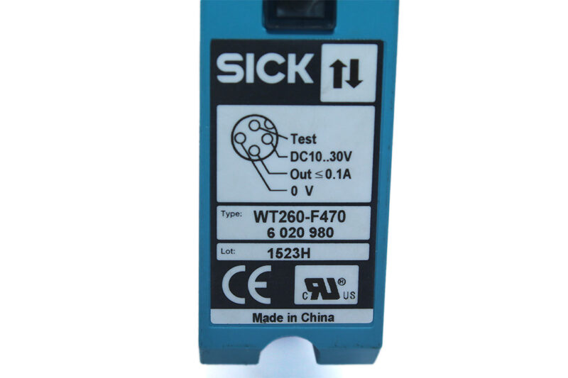 SICK WT260-F470 PHOTOELECTRIC PROXIMITY SENSOR 6020980
