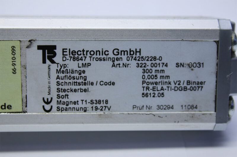 TR ELECTRONIC LMP LINEAR ENCODER 322-00174