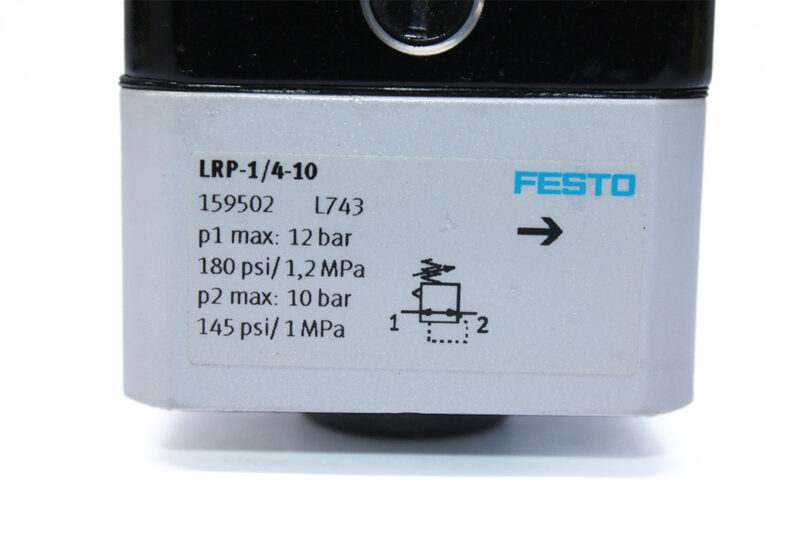 FESTO LRP-1/4-10 PRESSURE REGULATOR 159502 - Image 3