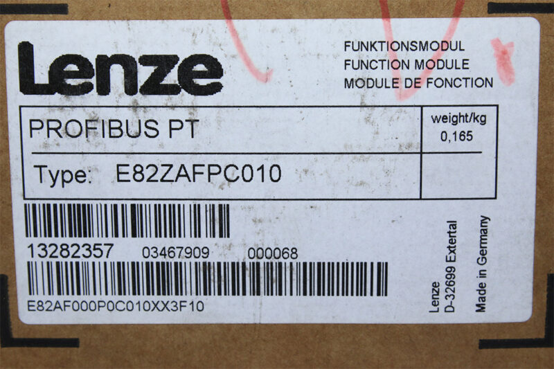 LENZE E82ZAFPC010 FUNCTION MODULE