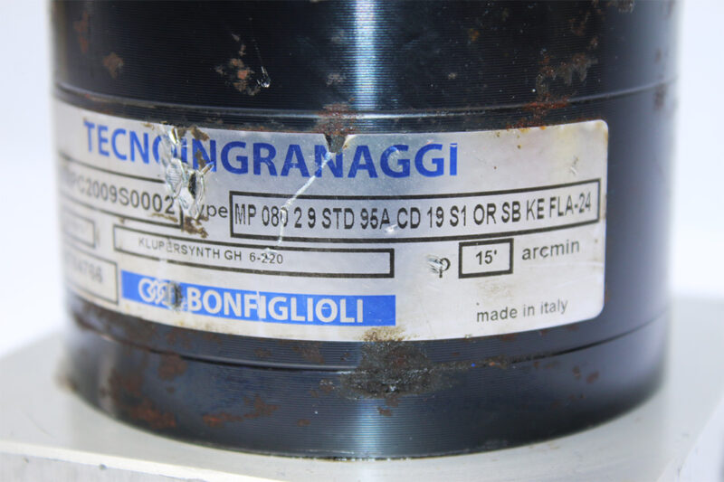 TECNOINGRANAGGI MP 080 2 9 STD 95A CD 19 S1 OR SB KE FLA-24 GEARBOX