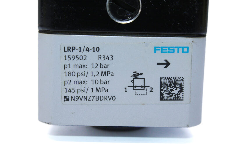 FESTO LRP-1/4-10 PRESSURE REGULATOR 159502