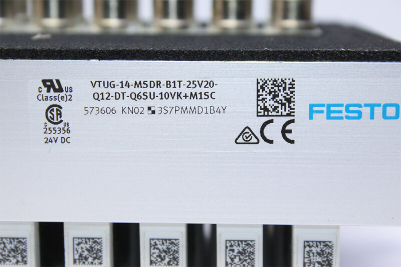 FESTO VTUG-14-MSDR-B1T-25V20-Q12-DT-Q6SU-10VK+M1SC VALVE TERMINAL 573606