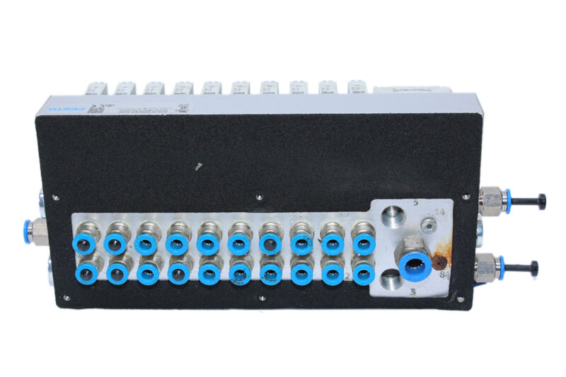 FESTO VTUG-14-MSDR-B1T-25V20-Q12-DT-Q6SU-10VK+M1SC VALVE TERMINAL 573606 - Image 4