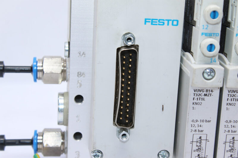 FESTO VTUG-14-MSDR-B1T-25V20-Q12-DT-Q6SU-10VK+M1SC VALVE TERMINAL 573606 - Image 5