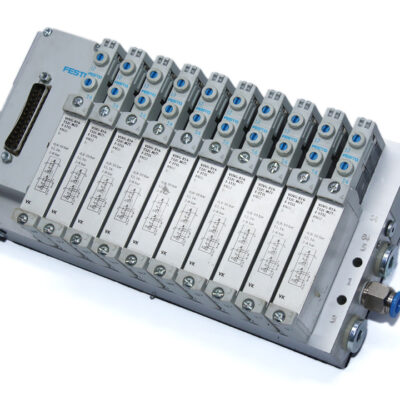 FESTO VTUG-14-MSDR-B1T-25V20-Q12-DT-Q6SU-10VK+M1SC VALVE TERMINAL 573606