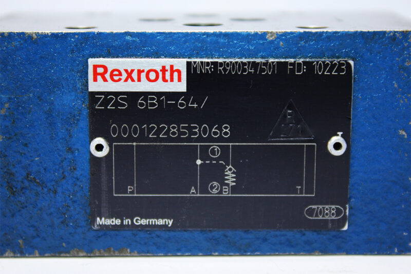 REXROTH R900347501 CHECK VALVE Z2S6B1-64/