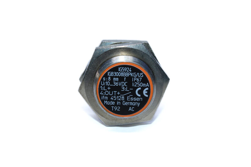 IFM IG5924 INDUCTIVE SENSOR IGB3008BBPKG/US-104