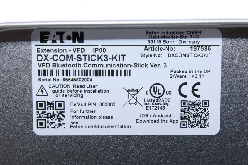 EATON DX-COM-STICK3-KIT BLUETOOTH COMMUNICATIONS STICK 197586 - Image 3