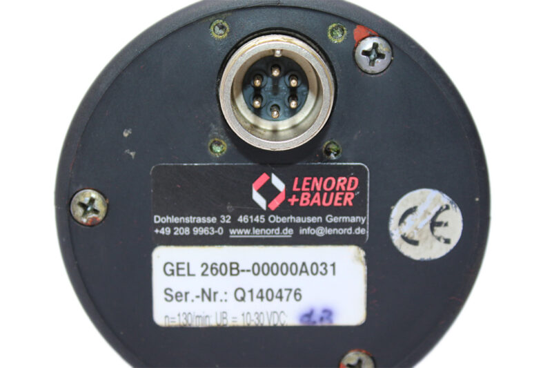 LENORD+BAUER GEL 260B-00000A031 MAGNETIC INCREMENTAL ENCODER - Image 3