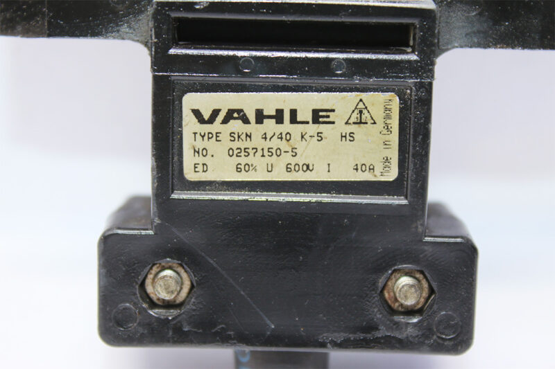 VAHLE SKN 4/40K-5HS Current collector 600V 40A