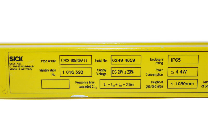 SICK C20S-105203A11 SAFETY LIGHT CURTAIN 1016593