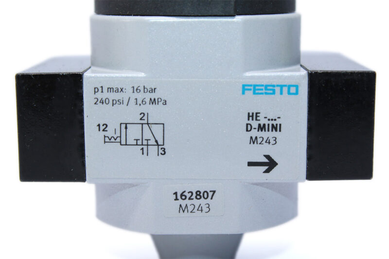 FESTO HE-1/4-D-MINI ON/OFF VALVE 162807