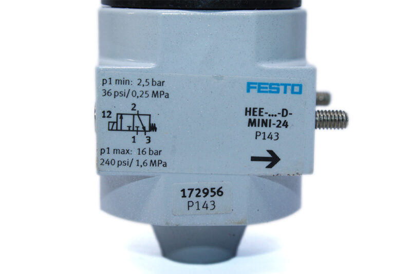 FESTO HEE-D-MINI-24 ON/OFF VALVE 172956 - Image 3