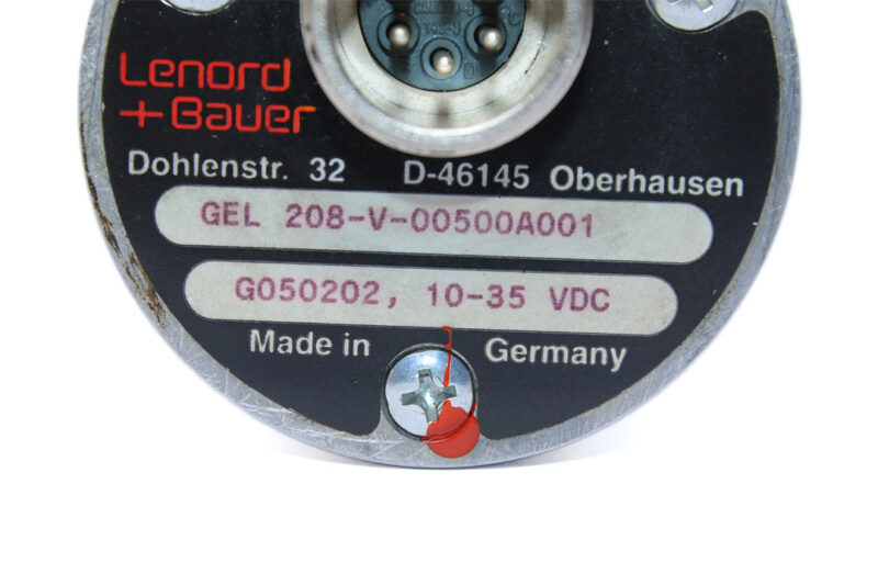 LENORD+BAUER GEL 208-V-00500A001 INCREMENTAL ROTARY ENCODER