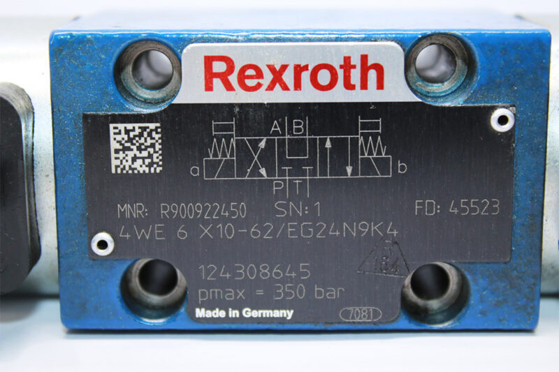 REXROTH R900922450 DIRECTIONAL CONTROL VALVE 4WE6X10-62/EG24N9K4