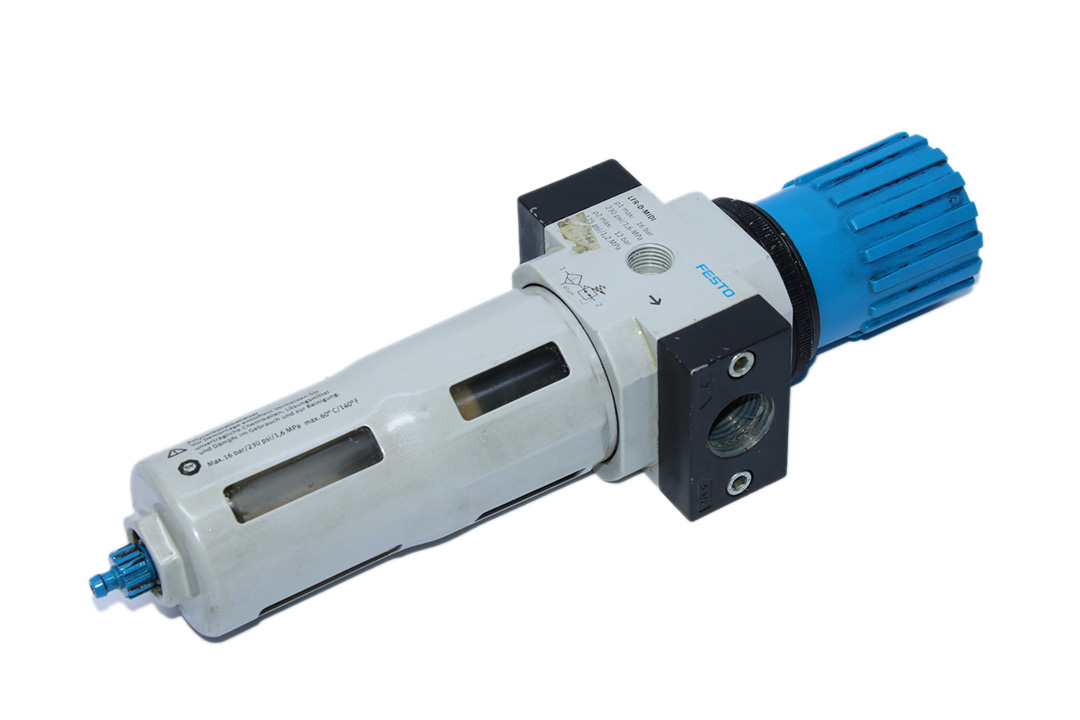 thumbnail image 2 of Festo LFR-1/2-D-MIDI 159584 Pressure Reducing Valve NEW In Box 2 of 6