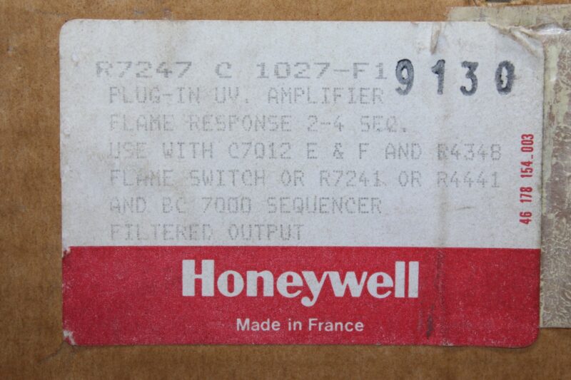HONEYWELL R7247 C 1027 F1 FLAME CONTROL - Image 2
