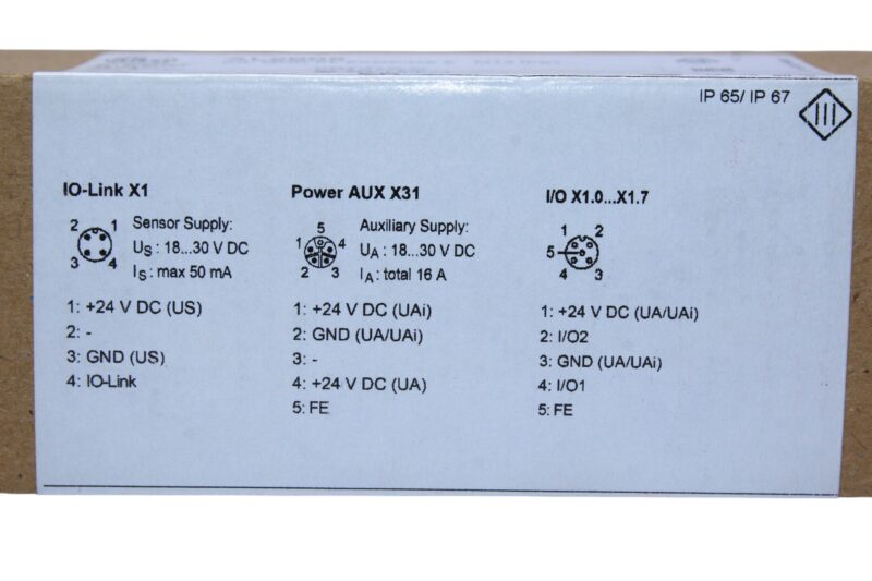 IFM AL2605 IO-LINK INPUT/OUTPUT MODULE IOL MOD PL 8XMP/DX E M12 IP67 - Image 3