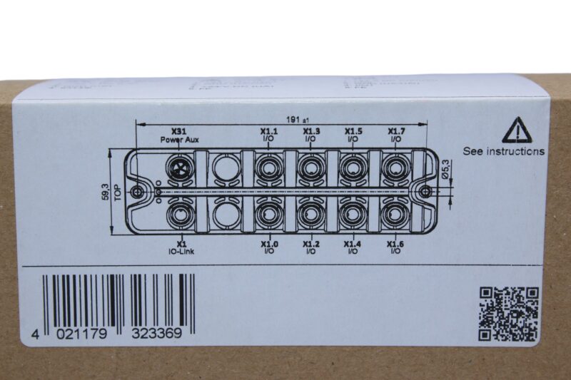 IFM AL2605 IO-LINK INPUT/OUTPUT MODULE IOL MOD PL 8XMP/DX E M12 IP67 - Image 4