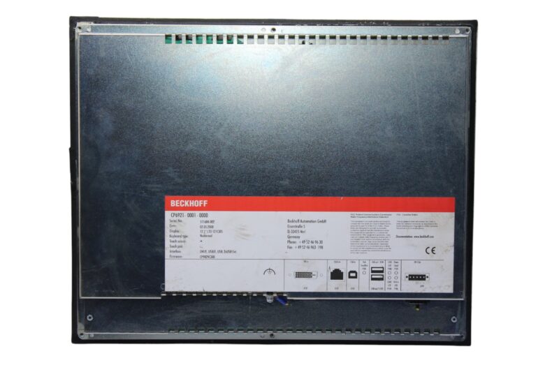 BECKHOFF CP6921-0001-0000 CONTROL PANEL - Image 4