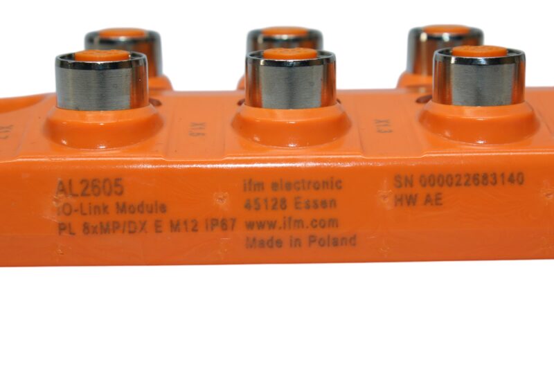 IFM AL2605 IO-LINK INPUT/OUTPUT MODULE IOL MOD PL 8XMP/DX E M12 IP67 - Image 7