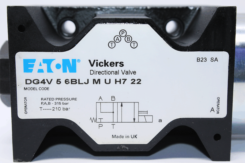 VICKERS DG4V 5 6BLJ M U H7 22 SOLENOID OPERATED DIRECTIONAL VALVE