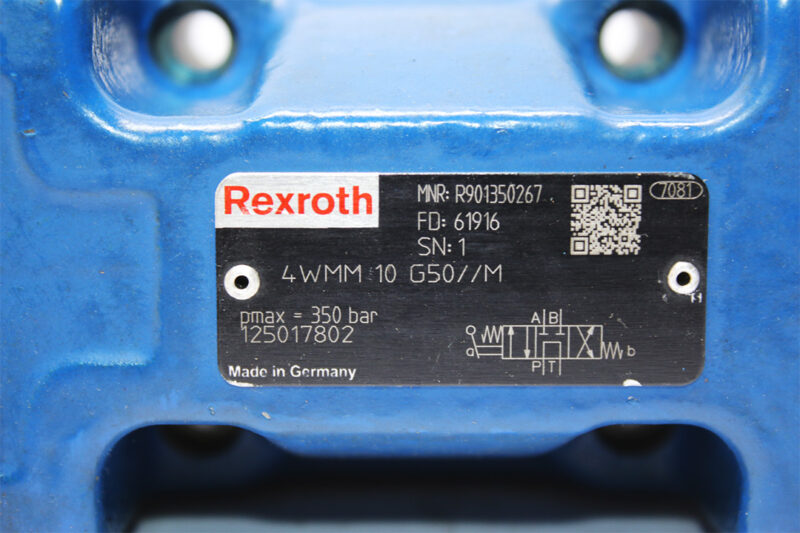 REXROTH R901350267 MANUAL DIRECTIONAL VALVE 4WMM10G50//M