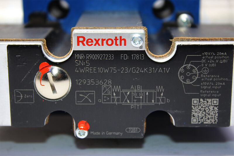 REXROTH R900927233 PROPORTIONAL DIRECTIONAL VALVE 4WREE10W75-23/G24K31/A1V