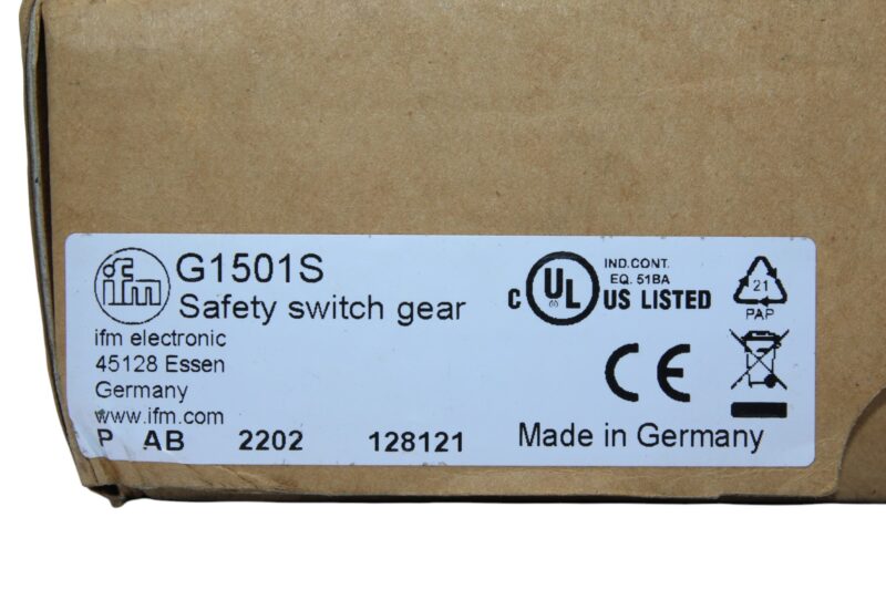 IFM G1501S SAFTEY RELAY - Image 2