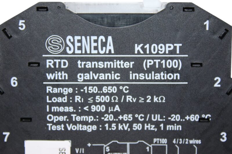 SENECA K109PT CONVERTER FOR THERMORESISTANCE - Image 2