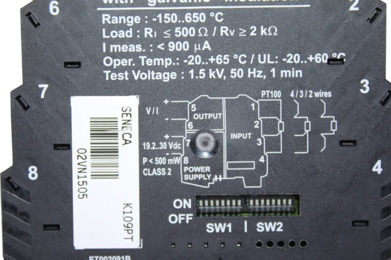 SENECA K109PT CONVERTER FOR THERMORESISTANCE - Image 3