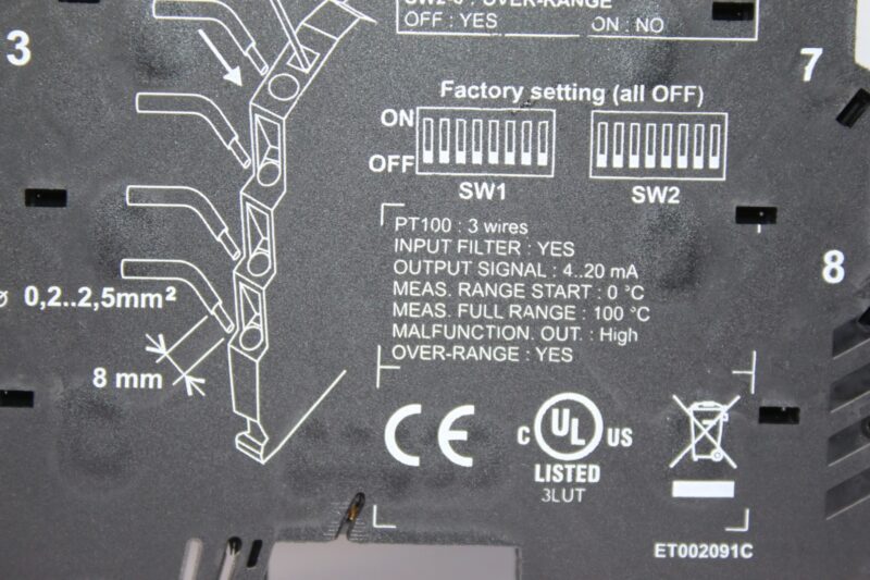 SENECA K109PT CONVERTER FOR THERMORESISTANCE - Image 5